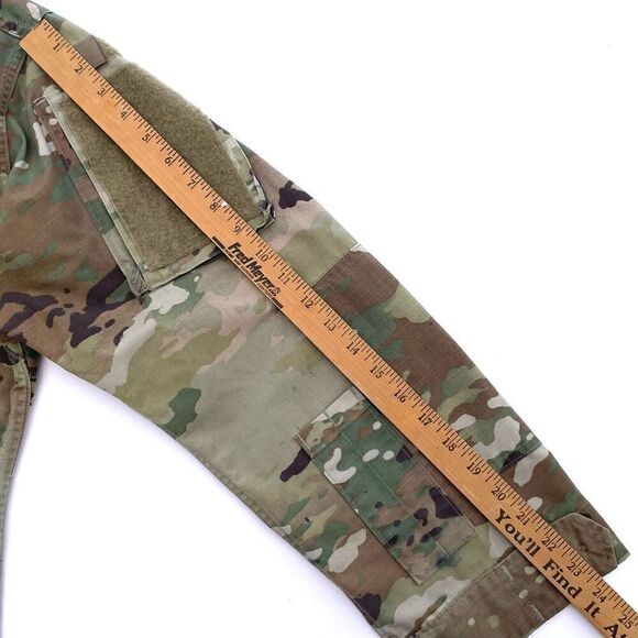 ARMY Combat Uniform Coat size Medium Short MultiCam OCP Military Jacket - Picture 10 of 11